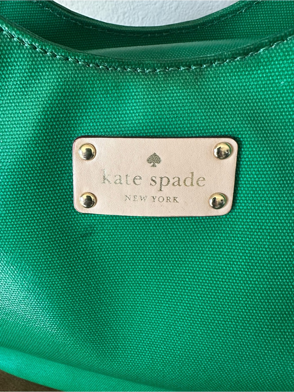 Kate Spade Treesh Fulton Street Pine Green Satchel Bag - Picture 5 of 12